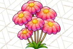 Spring Groovy Abstract Shape Clipart PNG Psychedelic Element Product Image 3