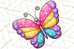 Spring Groovy Abstract Shape Clipart PNG Psychedelic Element Product Image 3