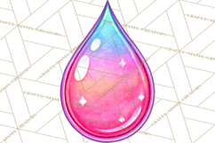 Spring Groovy Abstract Shape Clipart PNG Psychedelic Element Product Image 4