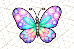 Spring Groovy Abstract Shape Clipart PNG Psychedelic Element Product Image 4