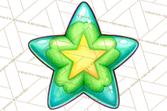 Spring Groovy Abstract Shape Clipart PNG Psychedelic Element Product Image 3