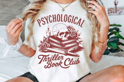 Psychological Thriller Book Club SVG Design Product Image 3