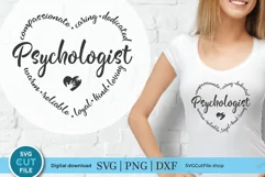 Psychologist SVG great for Cricut or Silhouette projects, like shirts or tote bags!