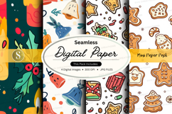 Holiday digital paper Product Image 1