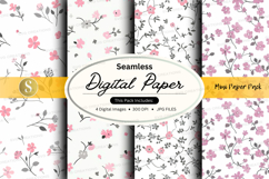 Seamless digital paper - floral pattern pack Product Image 1