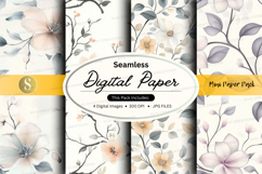 Seamless floral digital paper Product Image 1