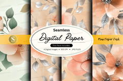 Seamless digital paper - floral pack Product Image 1