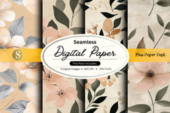 Seamless floral digital paper Product Image 1