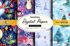 Winter wonderland digital paper Product Image 1