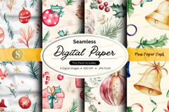 Seamless christmas digital paper Product Image 1