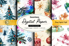 Christmas digital paper Product Image 1