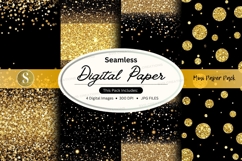Golden sparkle seamless pattern Product Image 1