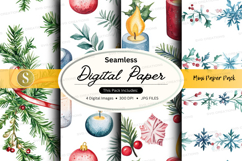 Seamless christmas digital paper Product Image 1