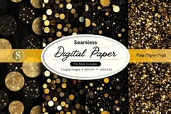 Golden sparkle seamless pattern Product Image 1