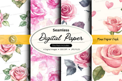 Seamless digital paper - mini paper pack Product Image 1