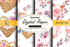 Seamless digital paper - mini paper pack Product Image 1