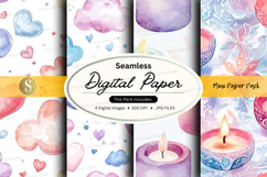 Seamless digital paper - mosi paper pack digital paper Product Image 1