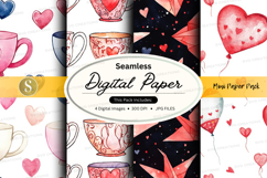 Seamless digital paper - mini paper pack digital paper Product Image 1