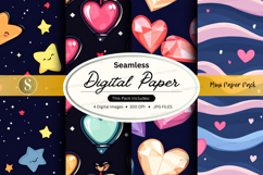 Seamless digital paper - mini paper pack digital paper Product Image 1