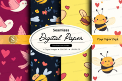 Seamless digital paper - mini paper pack Product Image 1