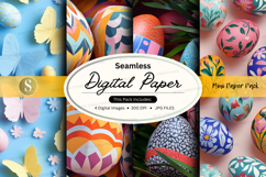 Seamless digital paper - easter eggs Product Image 1