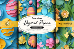 Seamless digital paper - mini paper pack digital paper Product Image 1