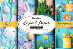Easter digital paper Product Image 1