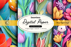 Easter digital paper Product Image 1