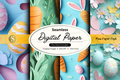 Easter digital paper Product Image 1