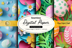 Easter digital paper Product Image 1