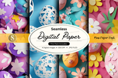 Seamless digital paper - mini paper pack digital paper Product Image 1
