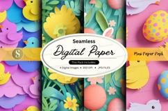 Easter digital paper Product Image 1