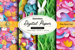 Seamless digital paper - mini paper pack digital paper Product Image 1