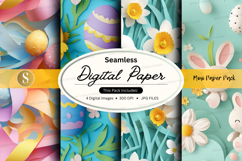 Easter digital paper Product Image 1