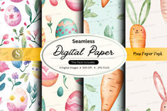 Easter digital paper pack Product Image 1