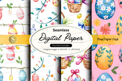 Easter digital paper pack Product Image 1