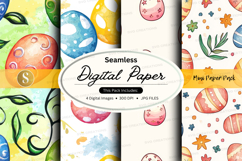 Seamless easter egg digital paper Product Image 1