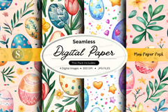 Easter digital paper Product Image 1