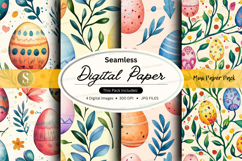 Easter themed digital paper Product Image 1