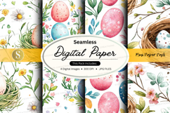 Easter digital paper Product Image 1