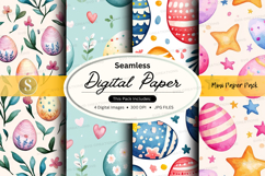 Easter themed digital paper pack Product Image 1