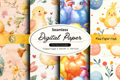 Easter digital paper Product Image 1