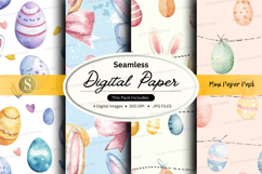 Easter digital paper Product Image 1