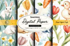 Springtime digital paper Product Image 1