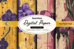 Seamless digital paper - mini paper pack digital paper Product Image 1