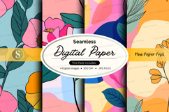 Seamless floral digital paper Product Image 1