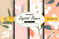 Seamless digital paper - floral pattern Product Image 1
