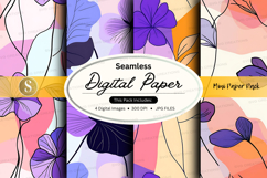Seamless digital paper - floral pattern Product Image 1