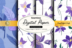 Seamless digital paper - floral pattern Product Image 1