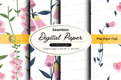 Seamless floral digital paper Product Image 1